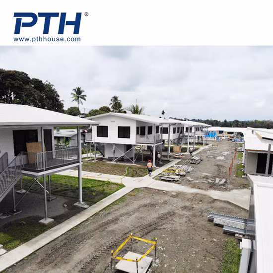 Сборный дом со стальной конструкцией Double C, общежитие, жилье, школа