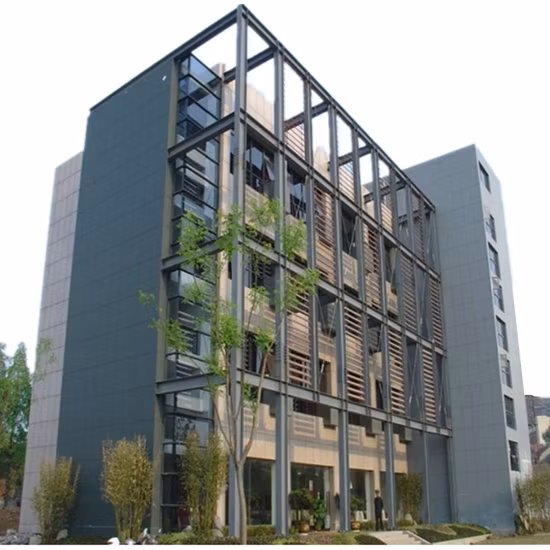 Легкая стальная конструкция отеля с превосходной стеклянной ненесущей стеной